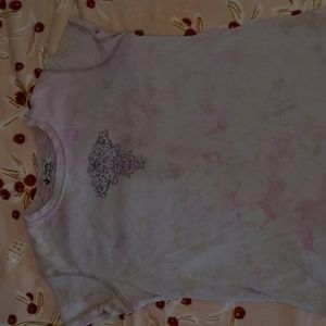 Y2K Pink shirt with gems